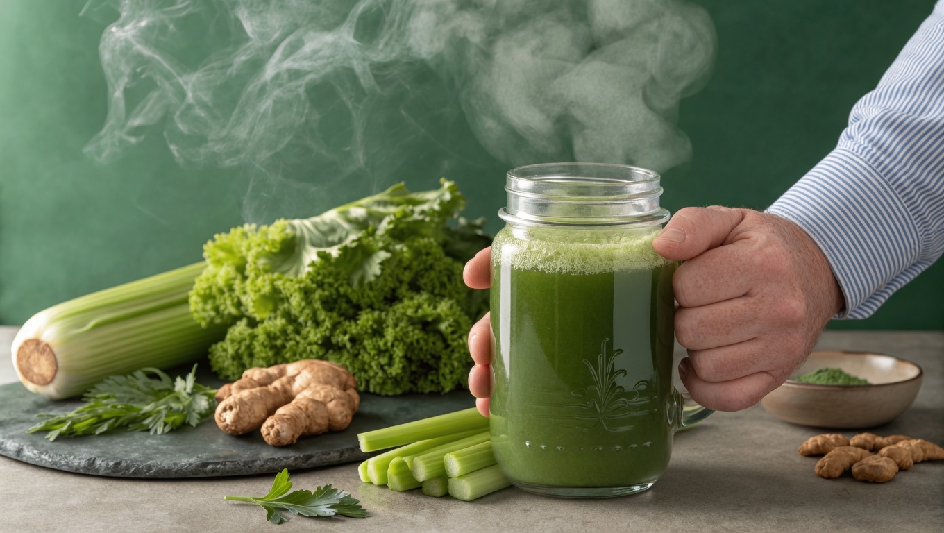 Refresh Your Day with Celery, Parsley & Lime Green Juice (A Simple Path to Feeling Lighter)