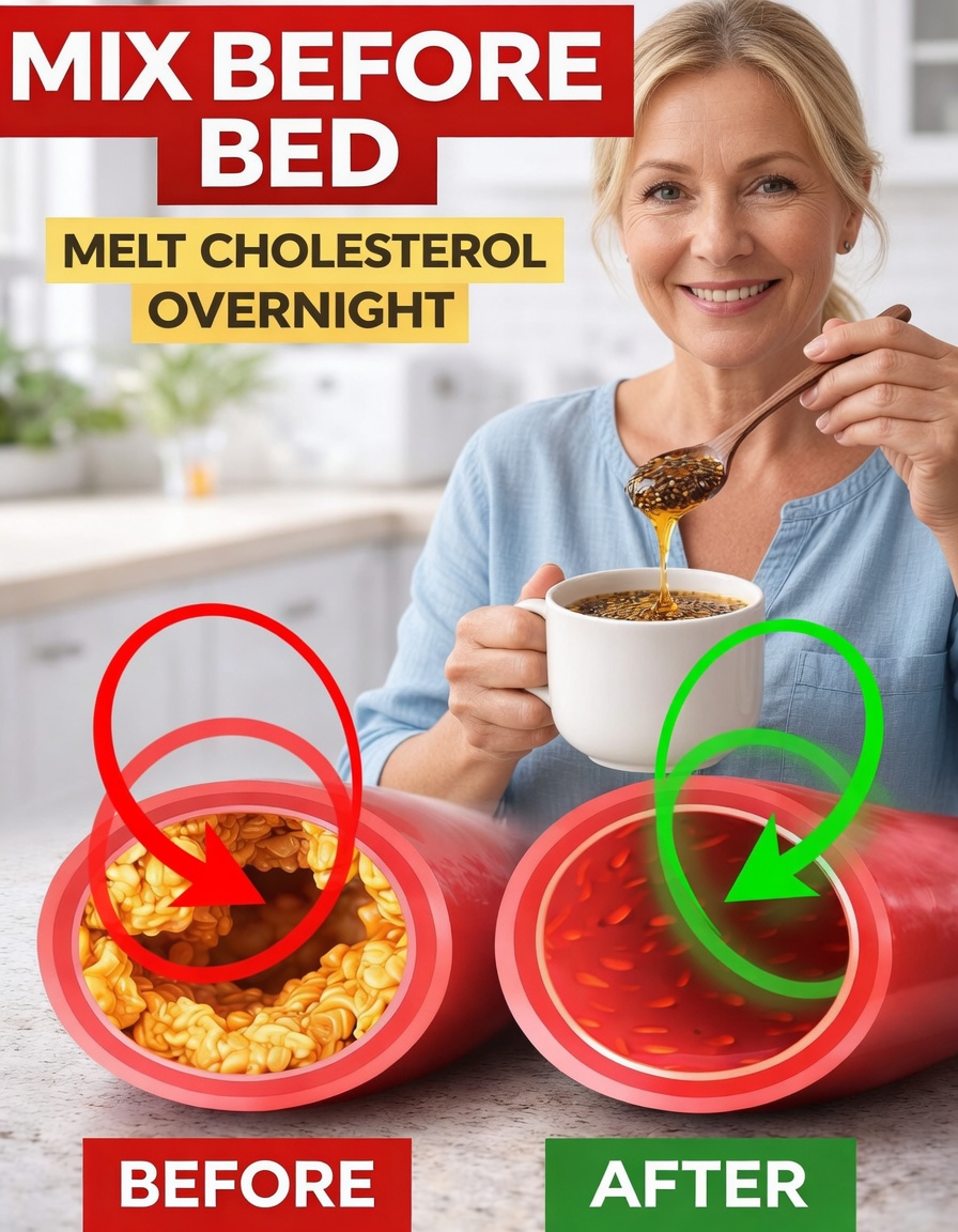 Try Mixing These 3 Simple Ingredients Before Bed: A Drink That May Help Support Healthy Cholesterol Levels