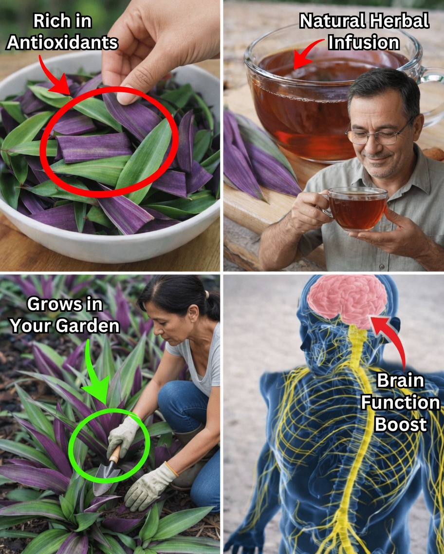 Purple Plant Herbal Tea for Circulation and Urinary Wellness: A Simple Daily Ritual to Explore