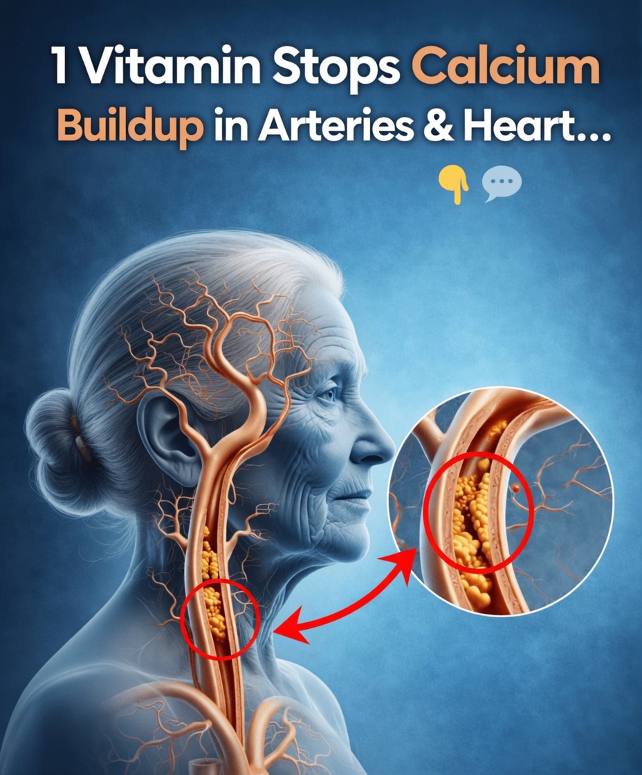 One Vitamin Stops Calcium Buildup in Arteries and the Heart