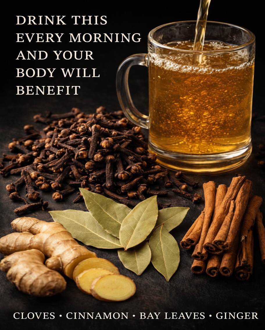 Discover the Simple Steps to Brew Warm Clove, Cinnamon, Bay Leaf, and Ginger Tea Every Morning for a Gentle Start
