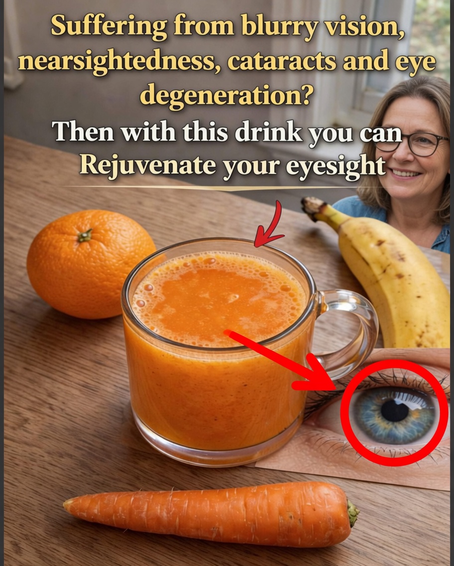 Discover a Simple Carrot, Orange, and Banana Drink Recipe to Naturally Support Your Eye Health