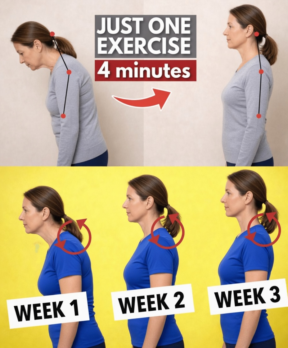 How to Fix Forward Head Posture After 60 in Just 4 Minutes – The Gentle Routine Japan’s Oldest Doctor Swears By
