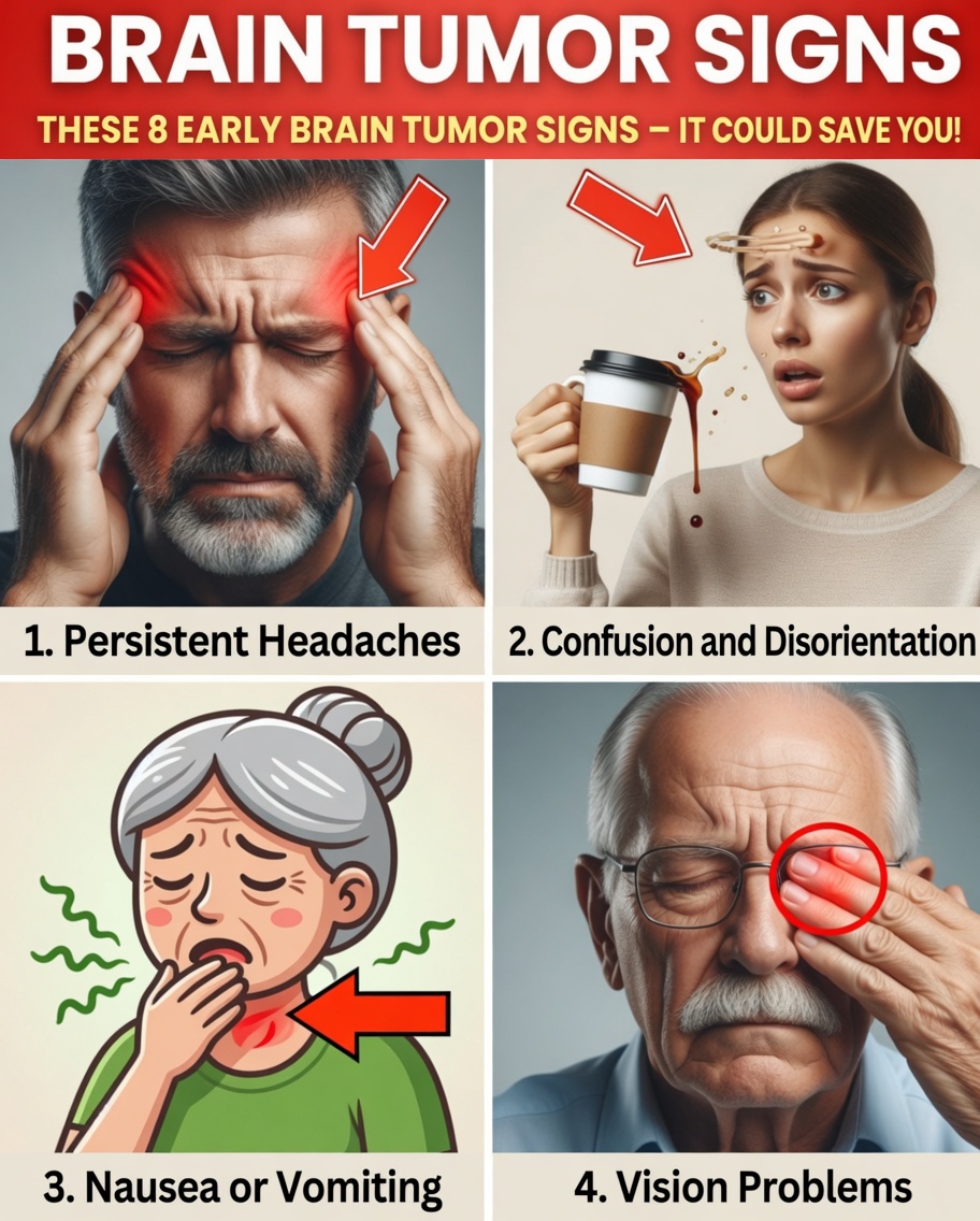 Don’t Miss These 8 Early Warning Signs of a Brain Tumor – Recognizing Them Could Save Your Life