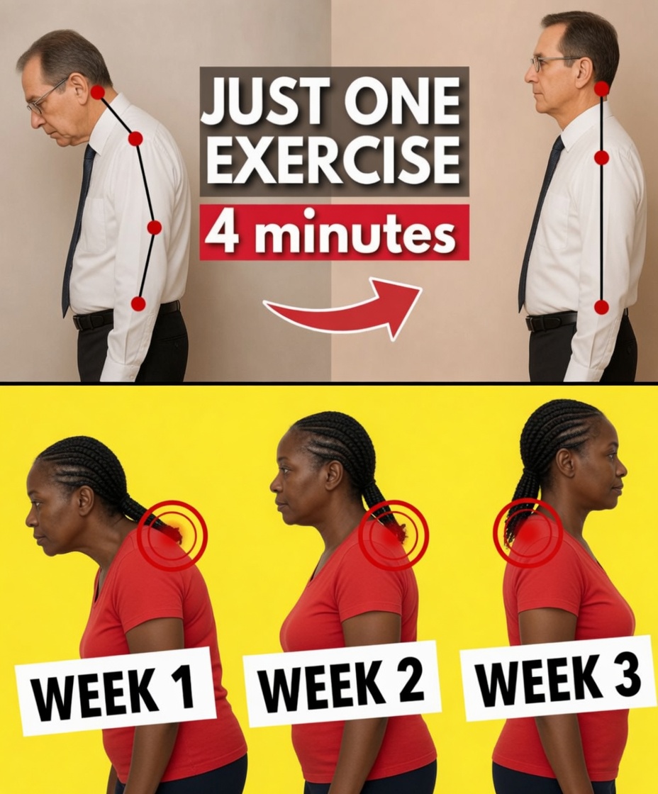 Gentle 4-Minute Daily Routine to Help Support Better Posture and Neck Alignment After Age 60