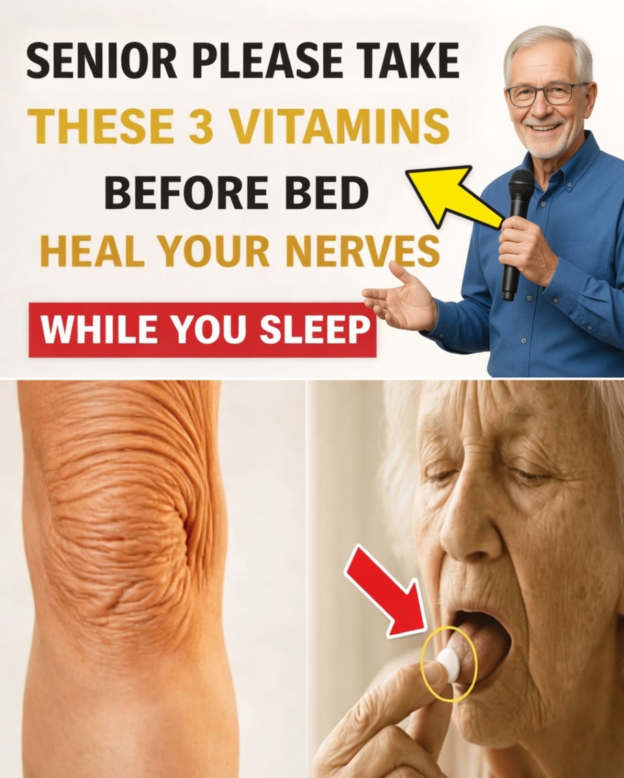 3 Simple Bedtime Vitamins That May Help Support Leg Strength and Mobility After Age 60