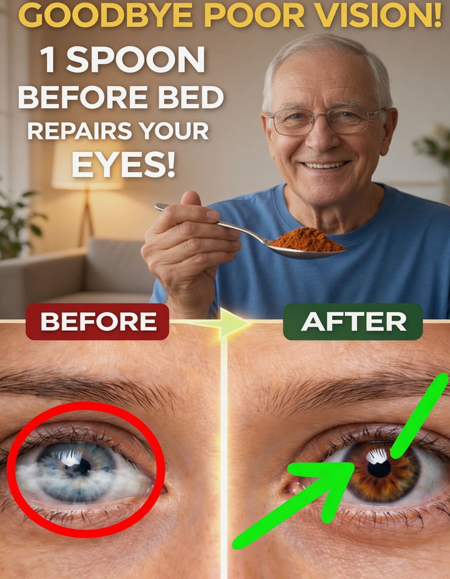 People Over 60 Are Taking This Spoonful Before Bed for Clearer Vision