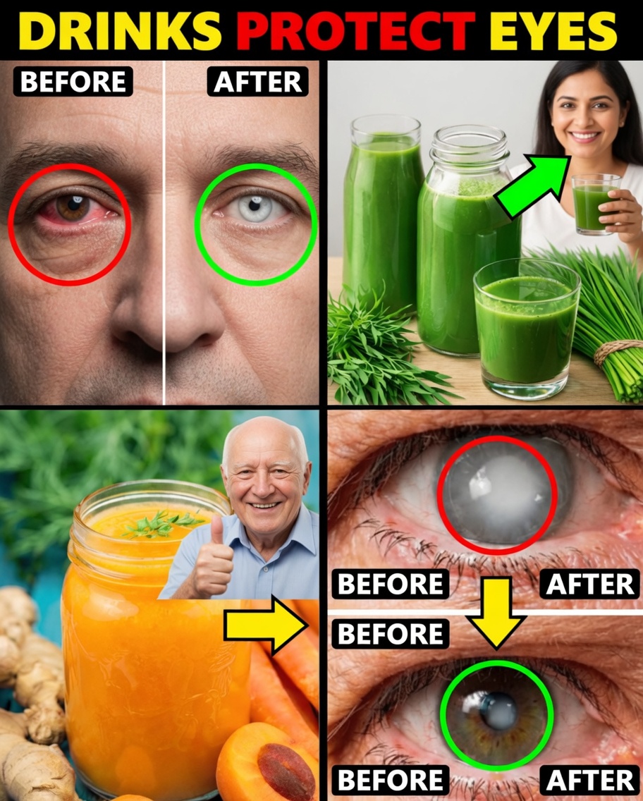 8 Miracle Drinks That Protect Eyes and Repair Vision