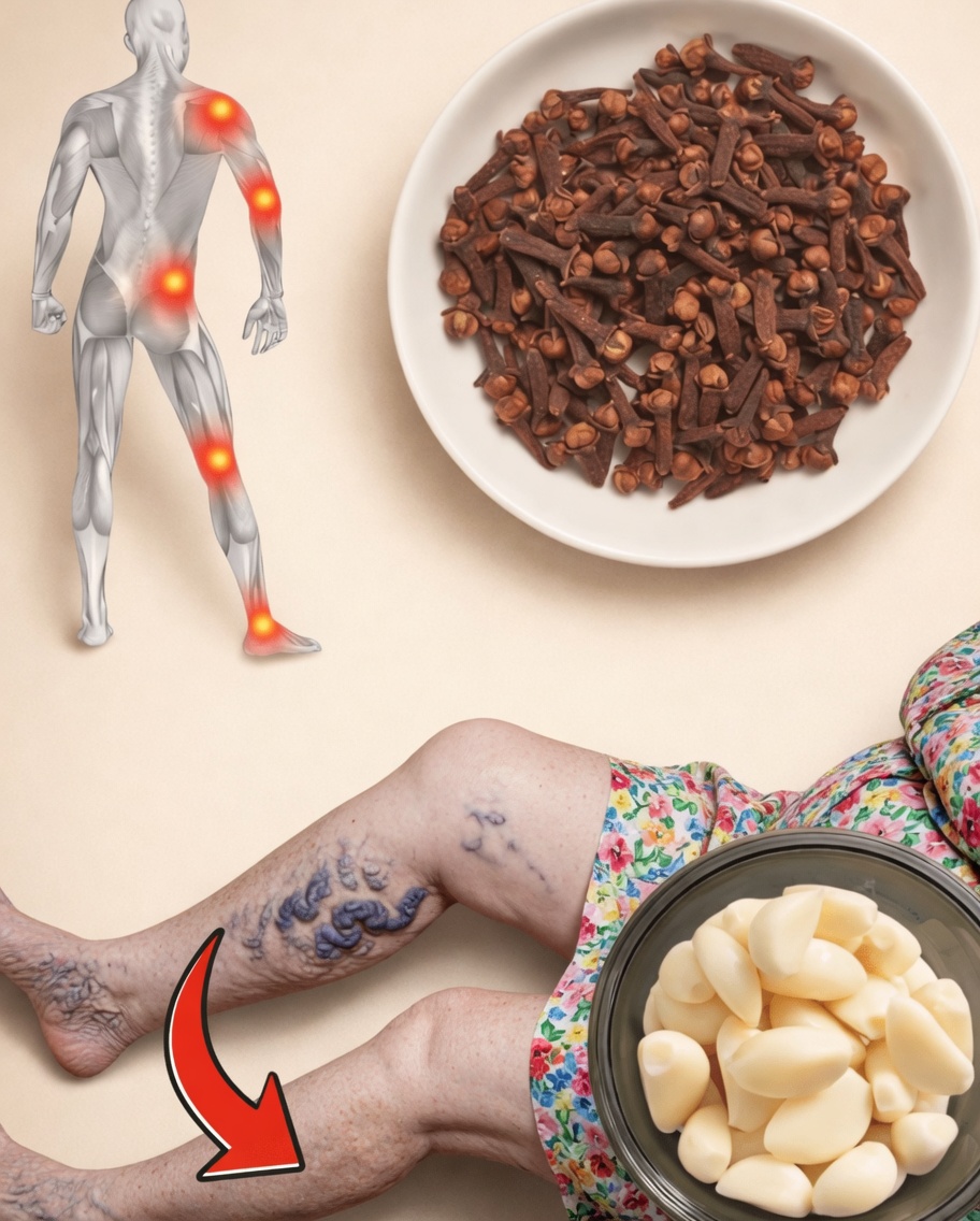 Garlic and Clove Oil: A Natural Home Remedy to Support Varicose Veins and Leg Circulation