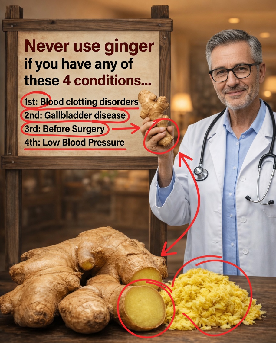 Ginger Is Healthy for Most People — but Not for Everyone. See the List of 4 Conditions + Doctor’s Explanation First