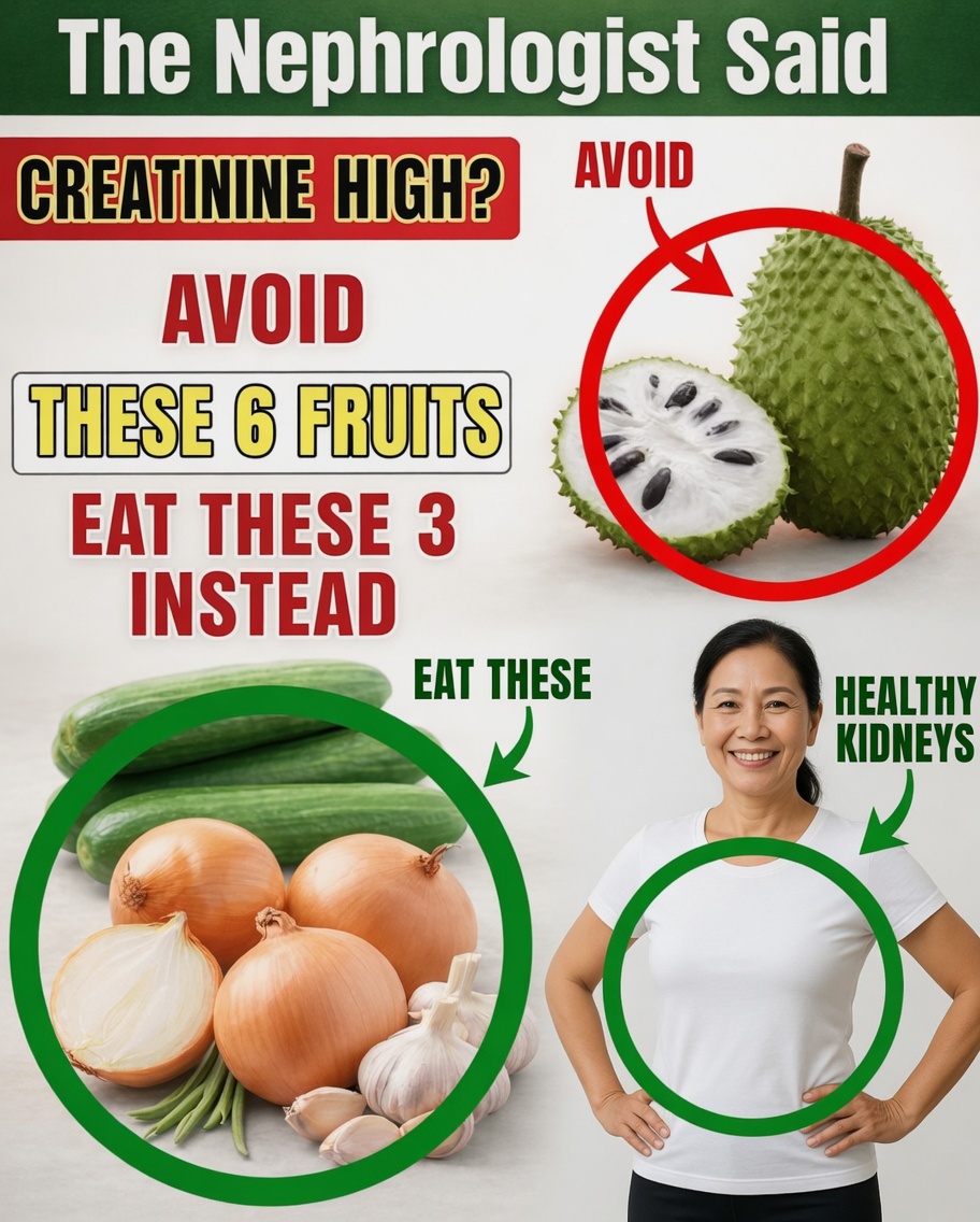 Creatinine High? 6 Fruits to Avoid and 3 Kidney-Safe Choices to Eat Instead