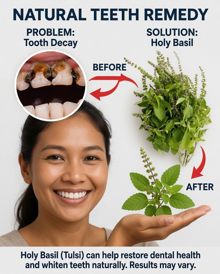 Holy Basil (Tulsi) for Oral Health: Natural Remedy for Cavities, Gum Problems, Bad Breath & Stronger Teeth