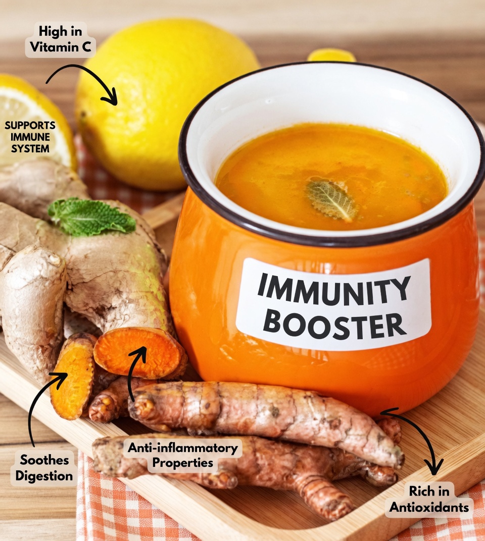 Say Goodbye to Aches and Pains: The Ultimate Ginger, Turmeric, and Lemon Remedy for Seniors Over 50