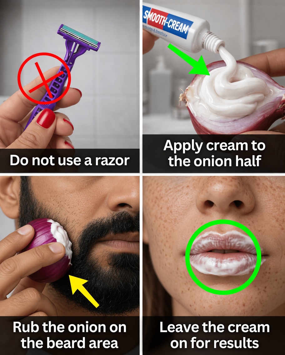 Stop Shaving: Exploring the Popular Onion and Toothpaste Hair Removal Hack