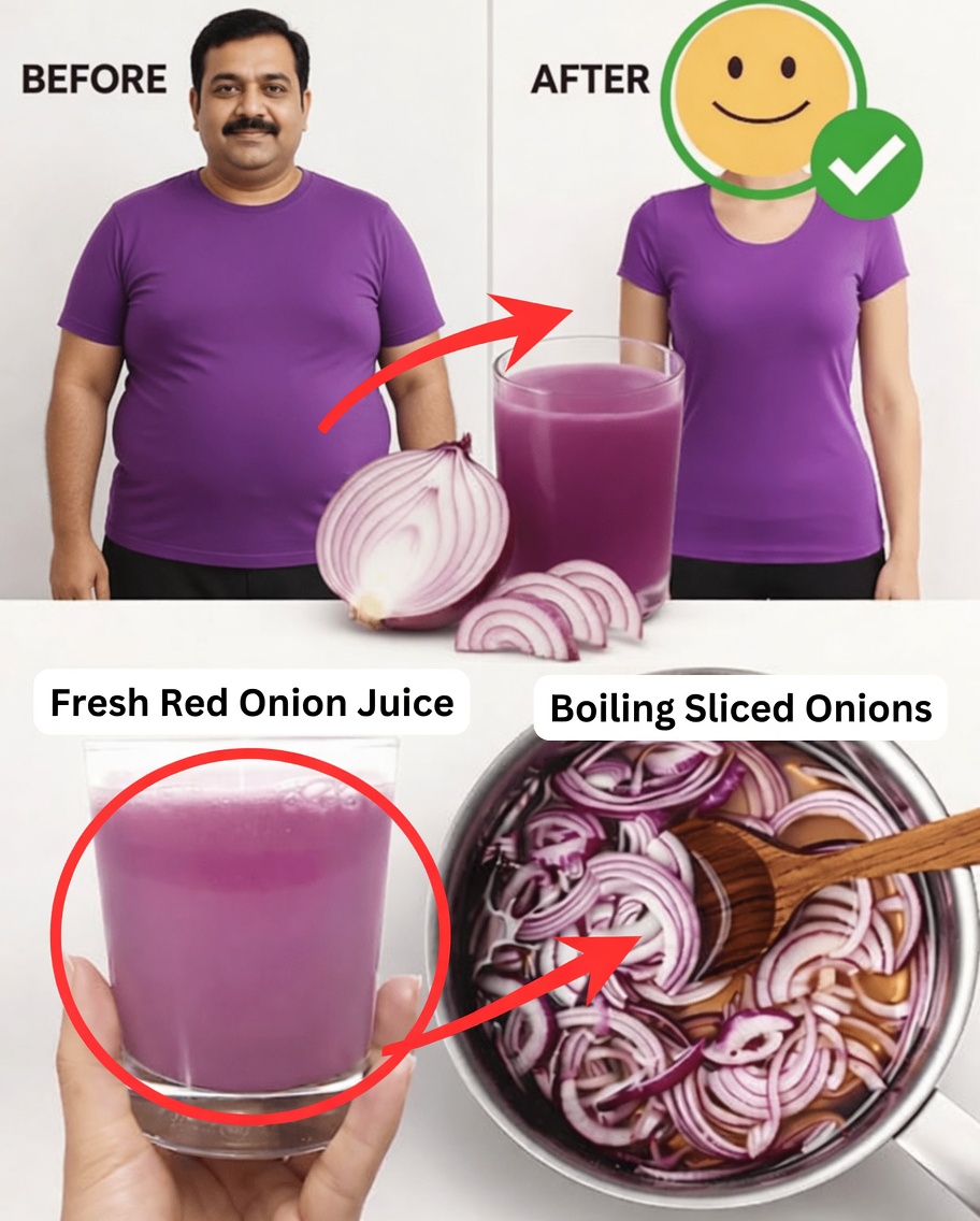 The Incredible Purple Onion Drink That Helps Burn Belly Fat Naturally