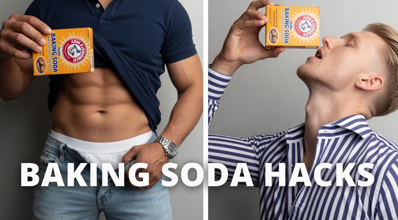 12 Practical Ways Baking Soda May Support Men’s Grooming, Hygiene, and Everyday Performance