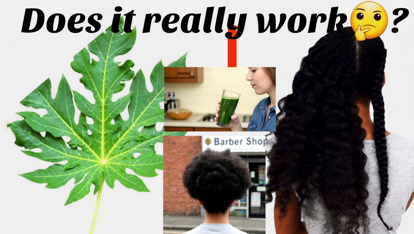 Papaya Leaf Hair Mask: The Natural Secret for Healthier, Shinier Hair