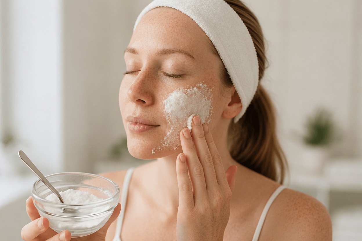 Baking Soda on Your Face: Exploring the Viral DIY Skincare Hack with Benefits and Potential Risks Revealed