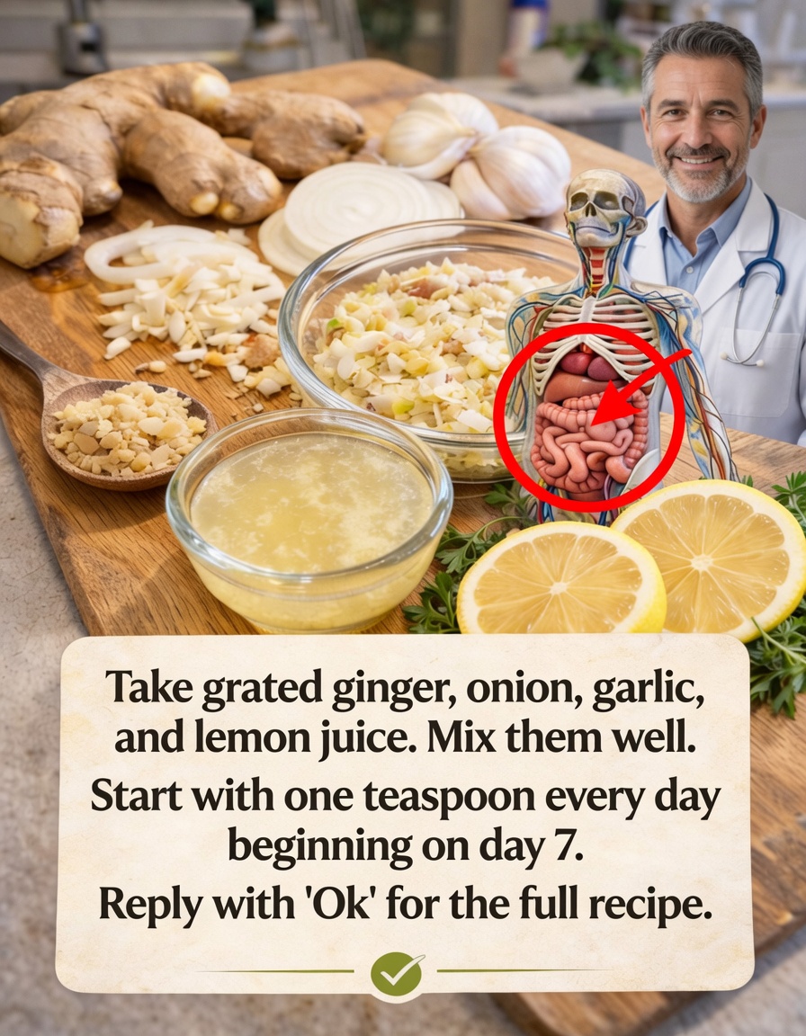 A Simple Guide to Preparing a Grated Ginger, Onion, Garlic, and Lemon Juice Mixture for Your Daily Routine