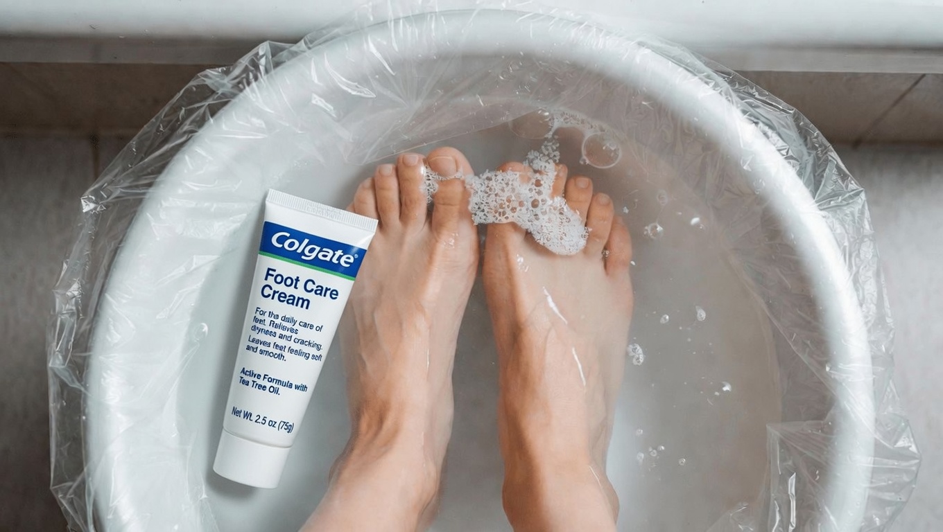 Minty Foot Hack: Can Colgate Toothpaste Really Refresh Tired Feet?