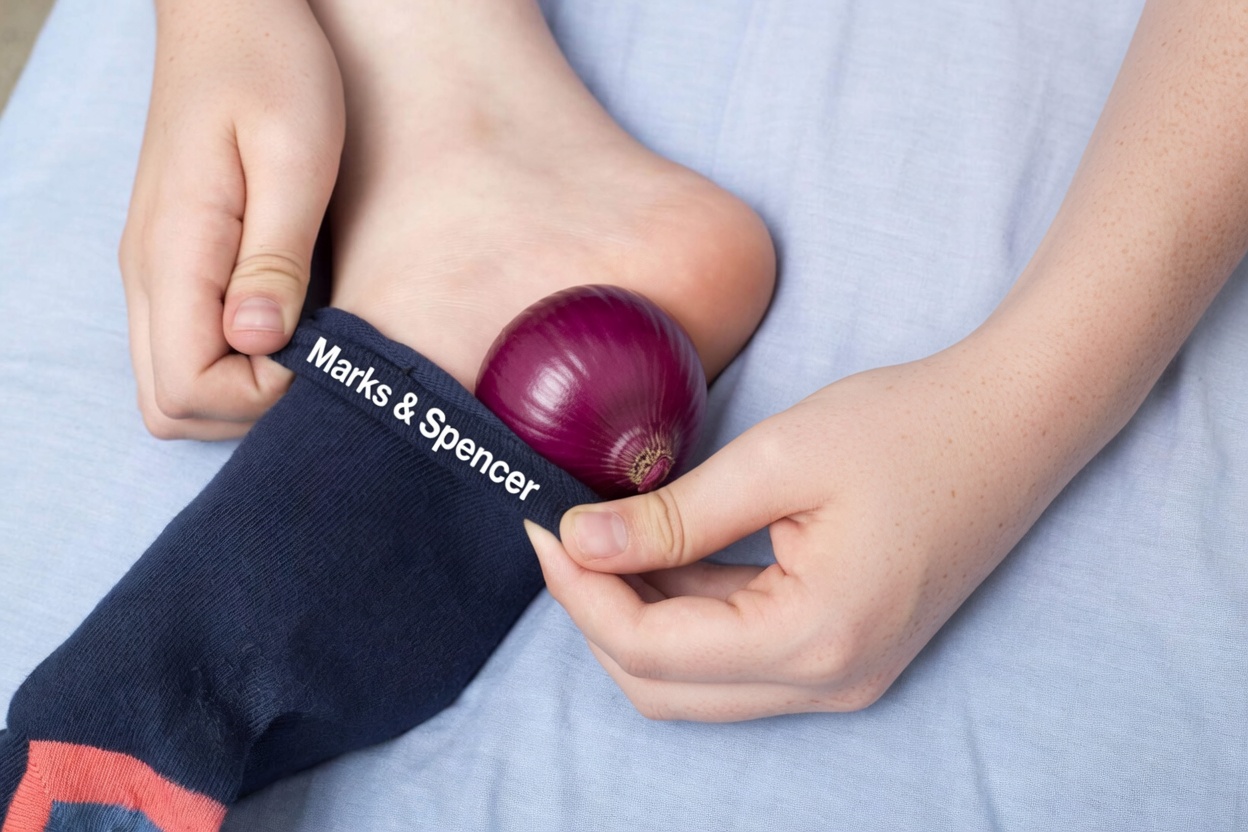 Surprising Red Onion in Sock Trick: An Old Folk Remedy for Nighttime Cough and Nasal Congestion Relief