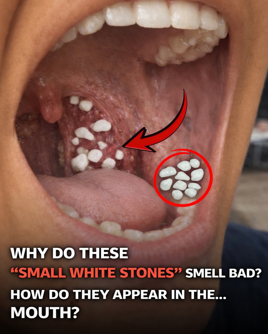 What Are Those Smelly White "Stones" in Your Mouth That Cause Terrible Bad Breath?