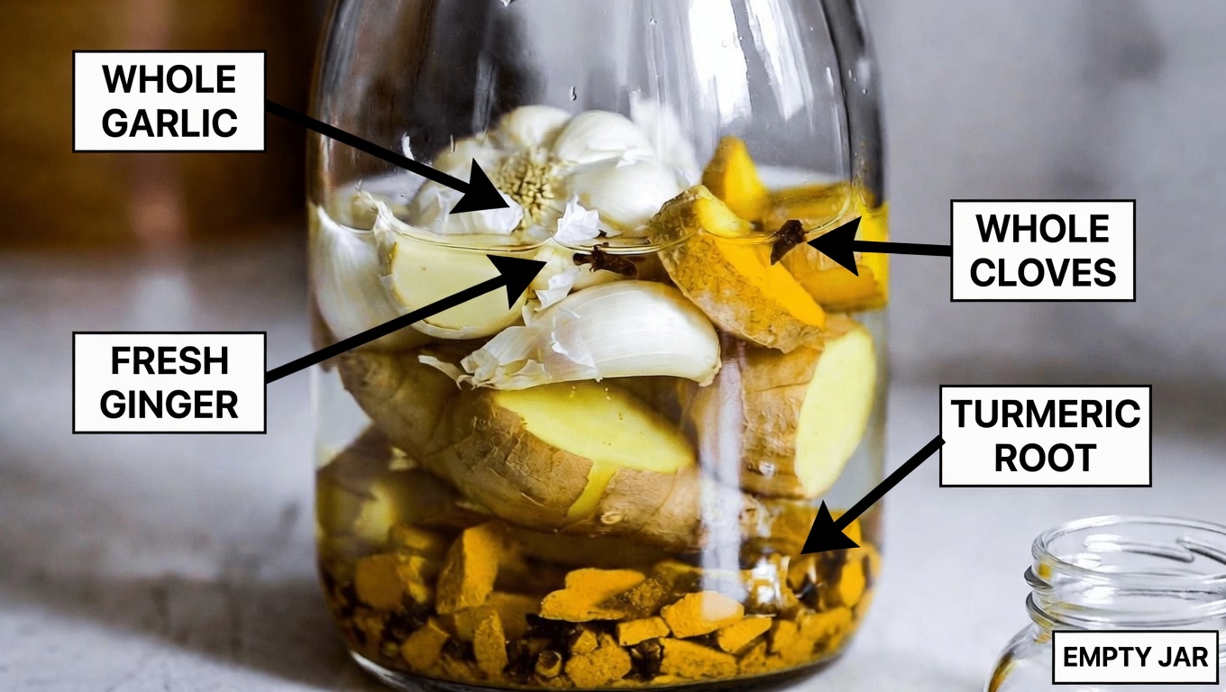 A Natural Infusion You Might Not Have Tried: Garlic, Ginger, Turmeric, and Clove Water for Everyday Wellness Support