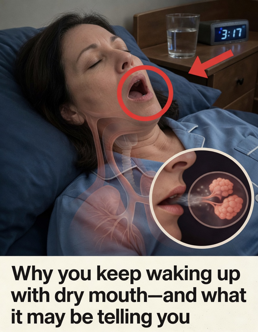 Why You Keep Waking Up with Dry Mouth at Night – And What It Might Be Telling You