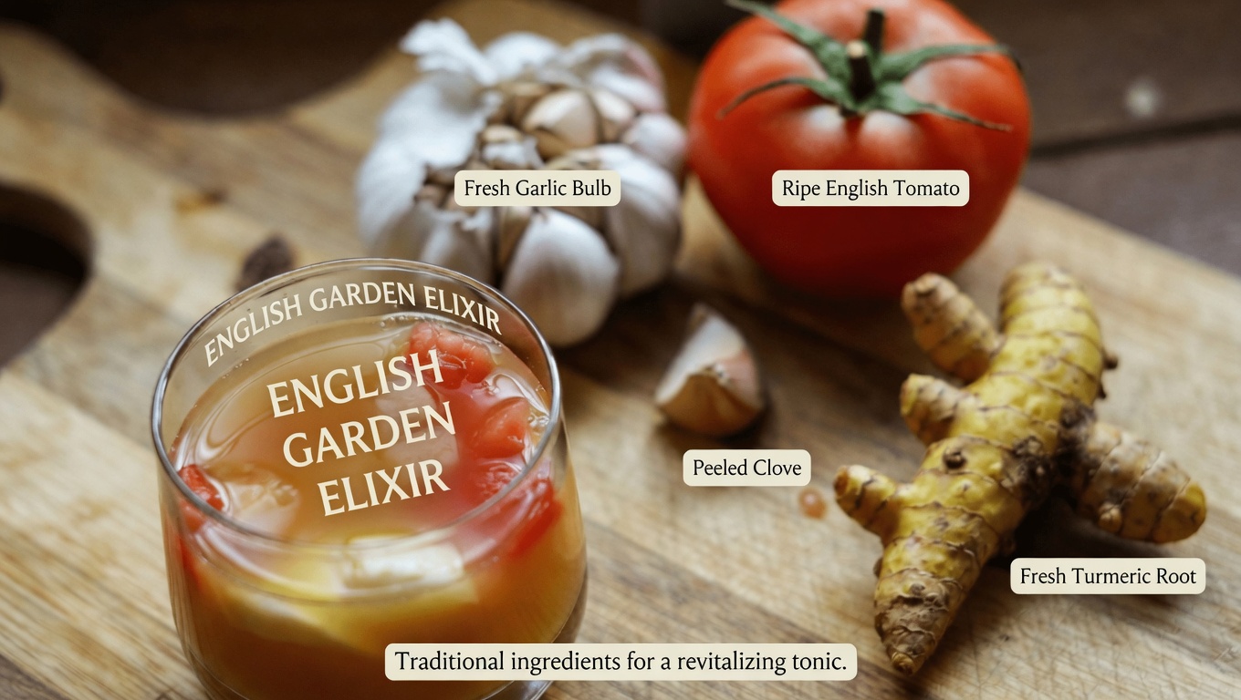 Natural Drink to Support Prostate Health After 40: Exploring the Garlic, Tomato, and Turmeric Blend