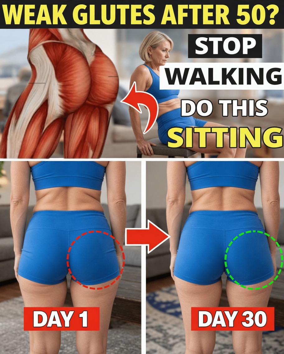 Over 60? Discover 5 Essential Exercises to Help Build Stronger Glutes and Why Walking Alone Might Not Be Enough