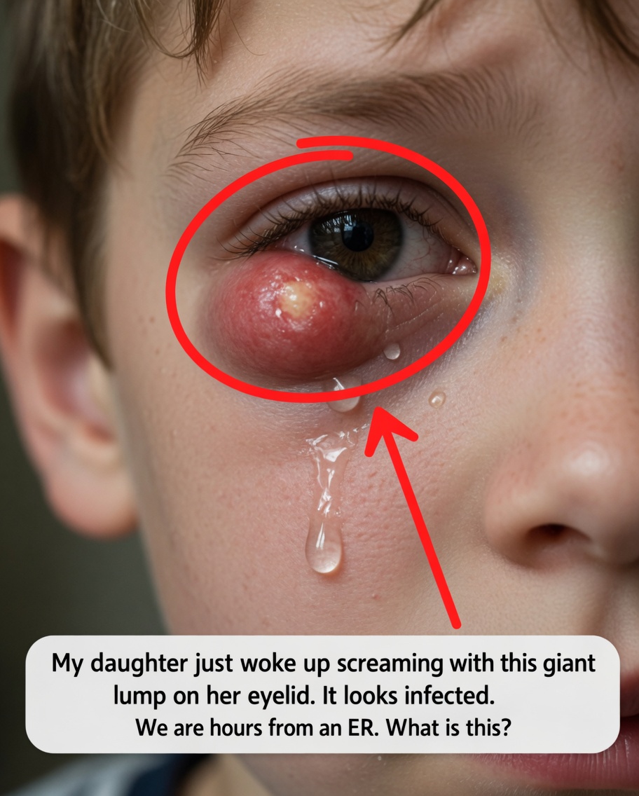What Could That Sudden Large Lump on Your Child's Eyelid Be, and What Steps Should You Take?