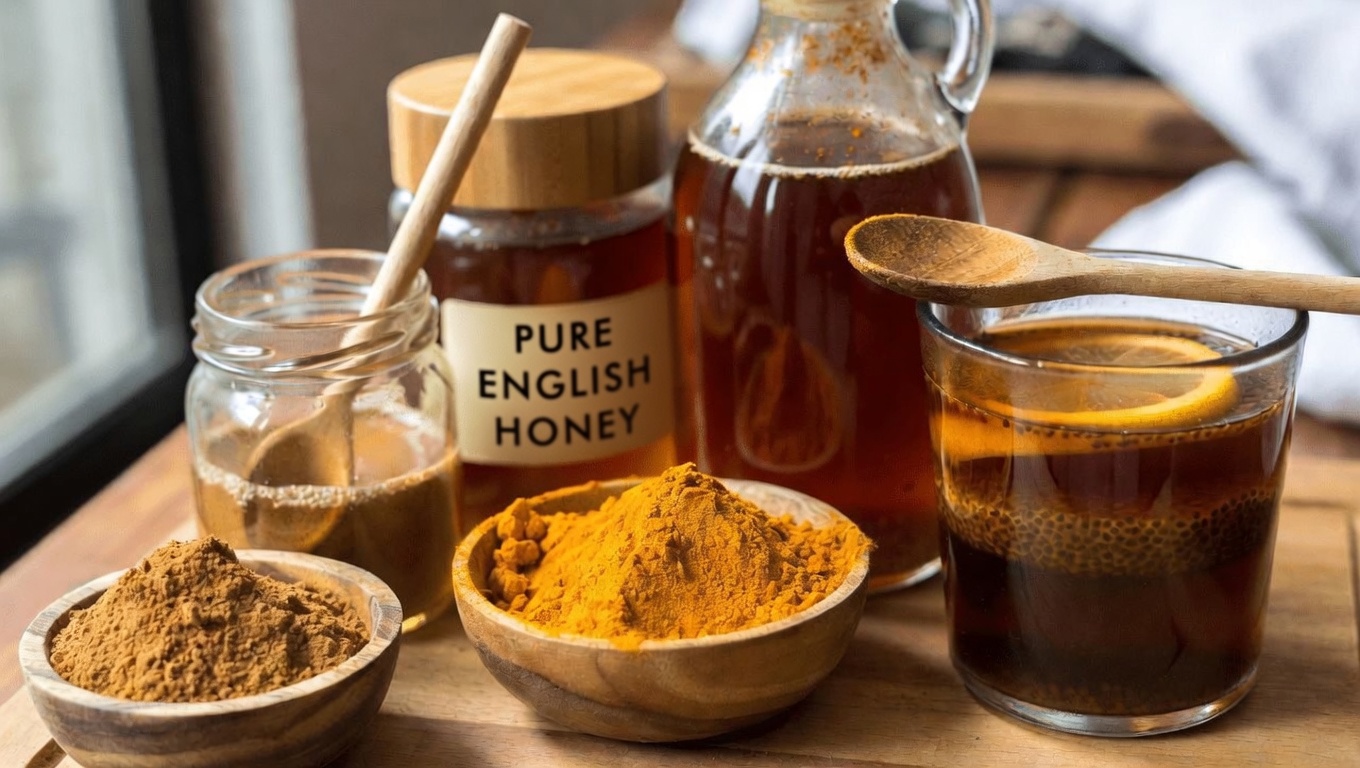Learn to Make a Natural Blend with Honey, Cinnamon, Turmeric, Apple Cider Vinegar, and Chia Seeds for Everyday Wellness