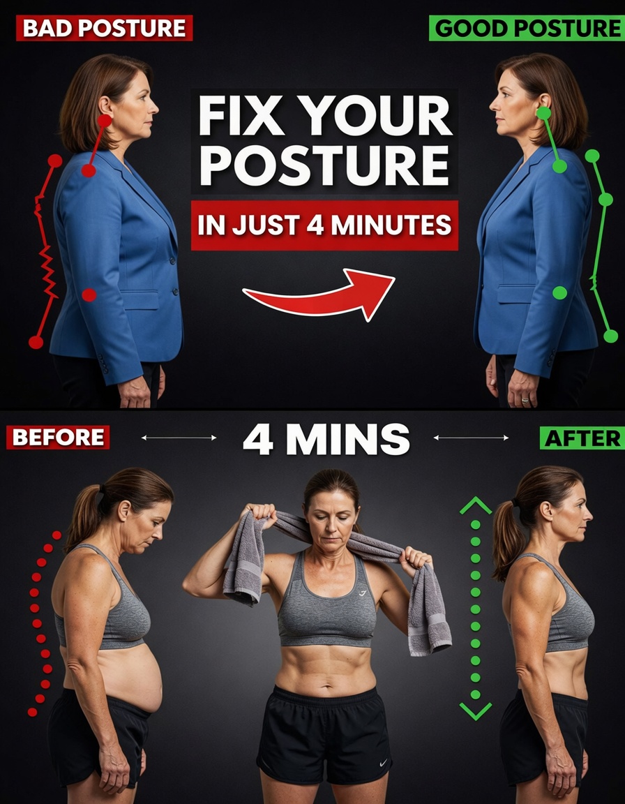 How Can a Gentle 4-Minute Routine Help Improve Posture After Age 60 with Insights from Japanese Practices?
