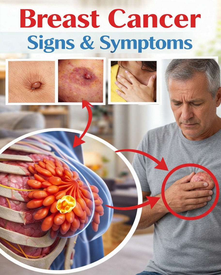 10 Warning Signs of Breast Cancer Every Woman Over 40 Should Know and Monitor