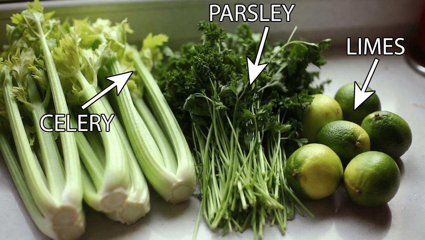 Refresh Your Day with Celery, Parsley & Lime Green Juice: A Simple Morning Ritual for Feeling Lighter