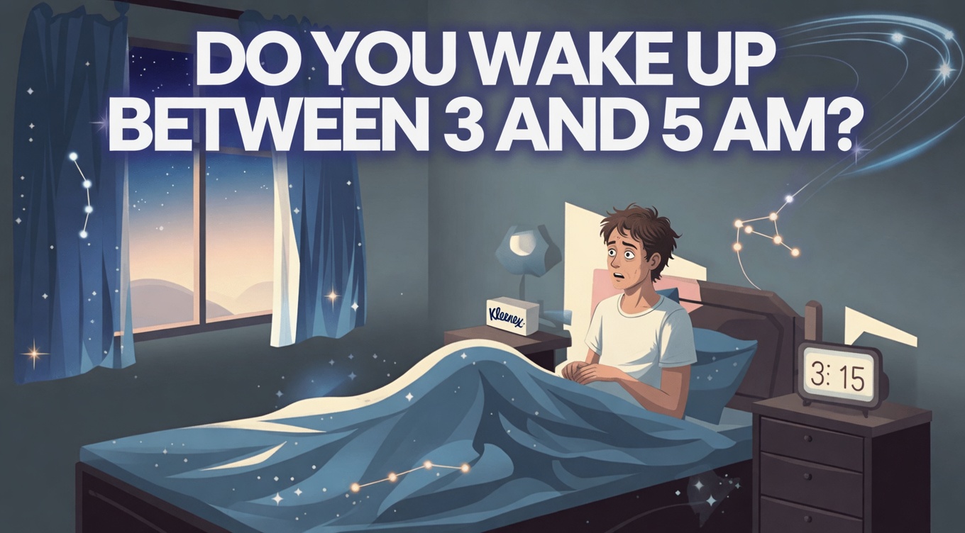 Why Do You Keep Waking Up Between 3 and 5 AM? Exploring Common Causes and Helpful Habits