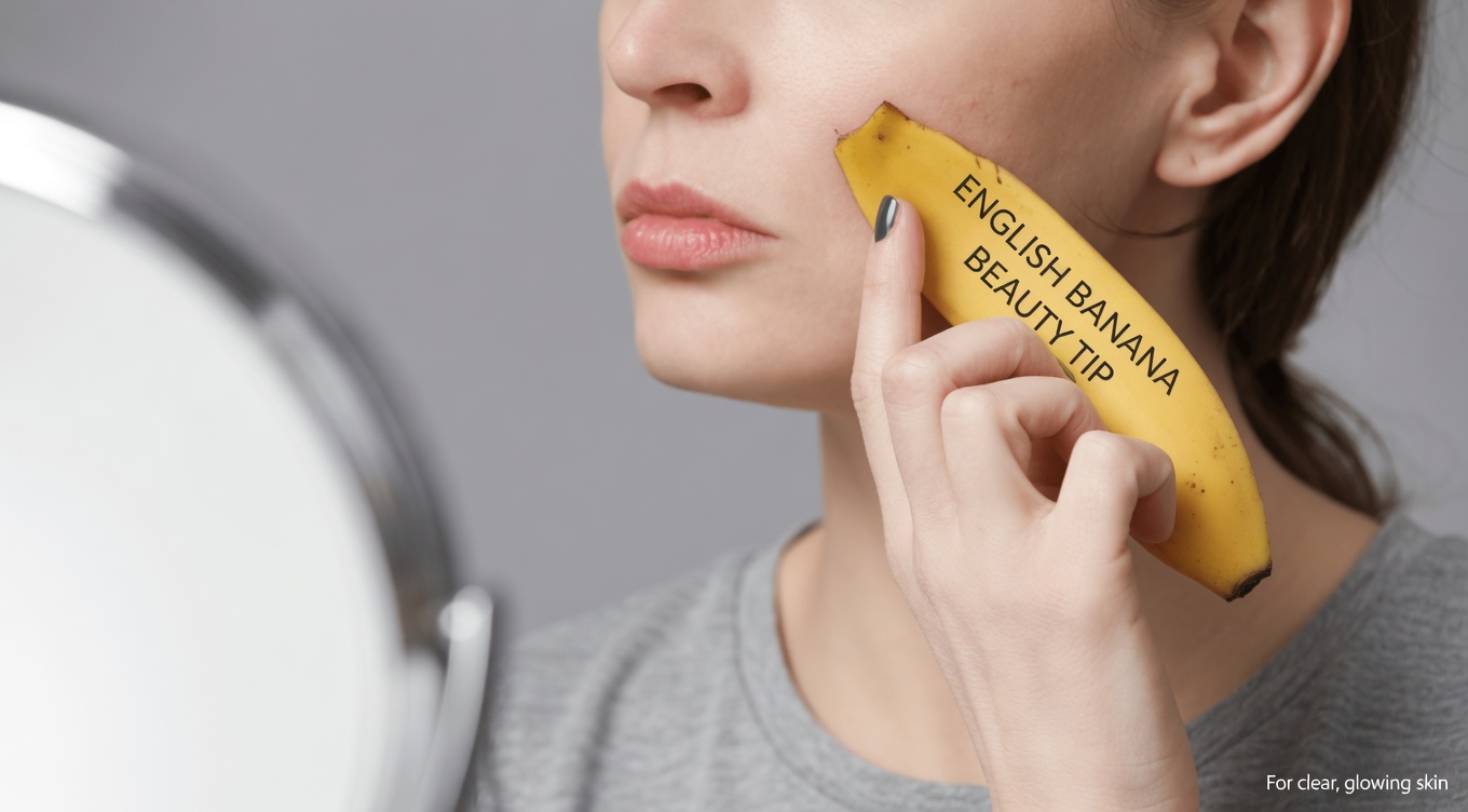 Banana Peel Skincare Tips and Simple Home Habits for Smoother-Looking Skin