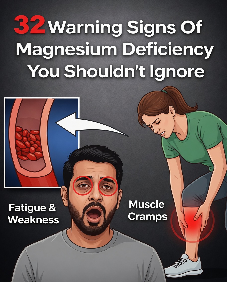 32 Warning Signs of Magnesium Deficiency and Foods to Boost Your Levels Naturally