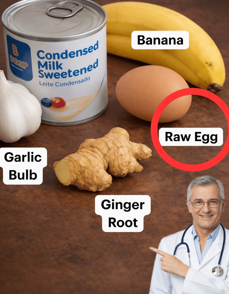 Natural Fertility Support Tonic with Banana, Egg, Ginger, and Garlic: A Simple Home Guide