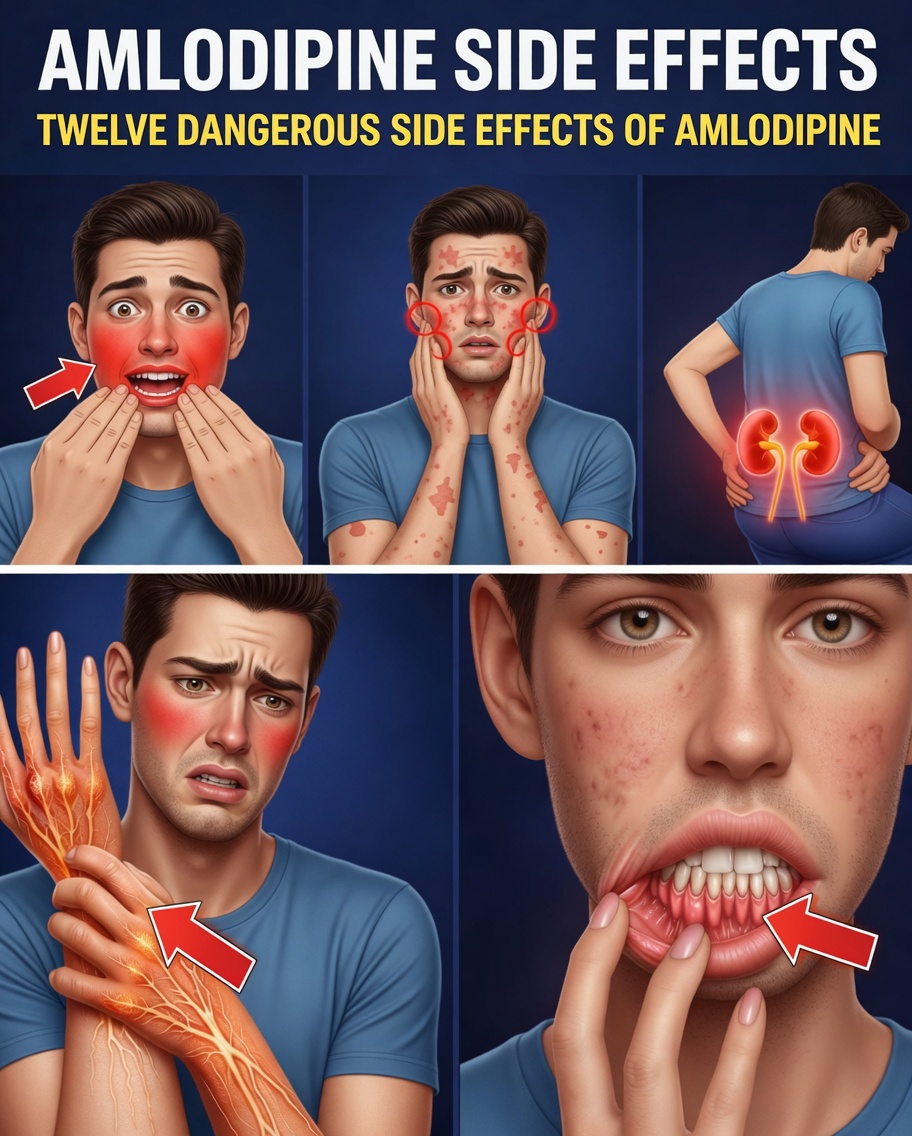 12 Important Side Effects of Amlodipine You Should Be Aware Of (And When to Seek Help)