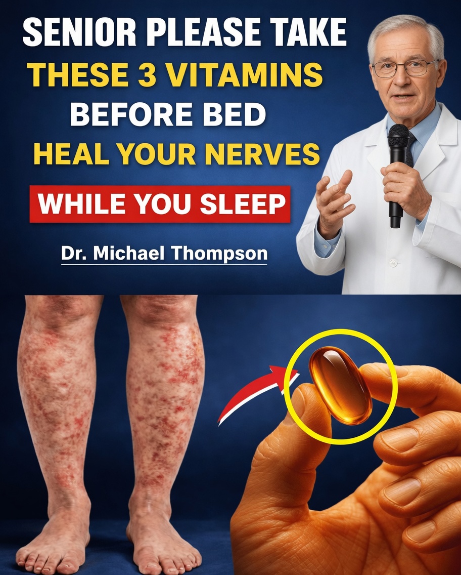 3 Bedtime Vitamins That May Support Leg Strength and Mobility After 60: An Overlooked Nutritional Approach