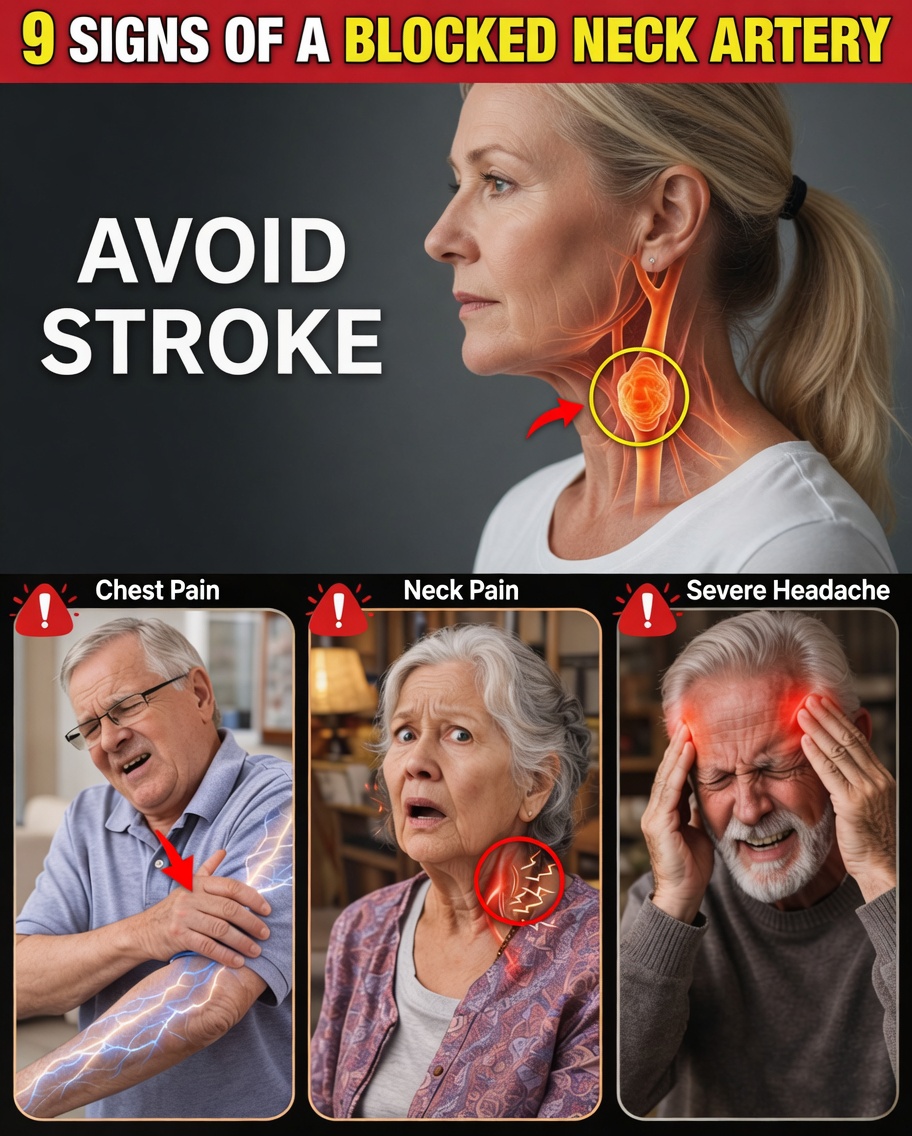 9 Warning Signs of Blocked Carotid Arteries You Should Never Ignore (Especially #5)
