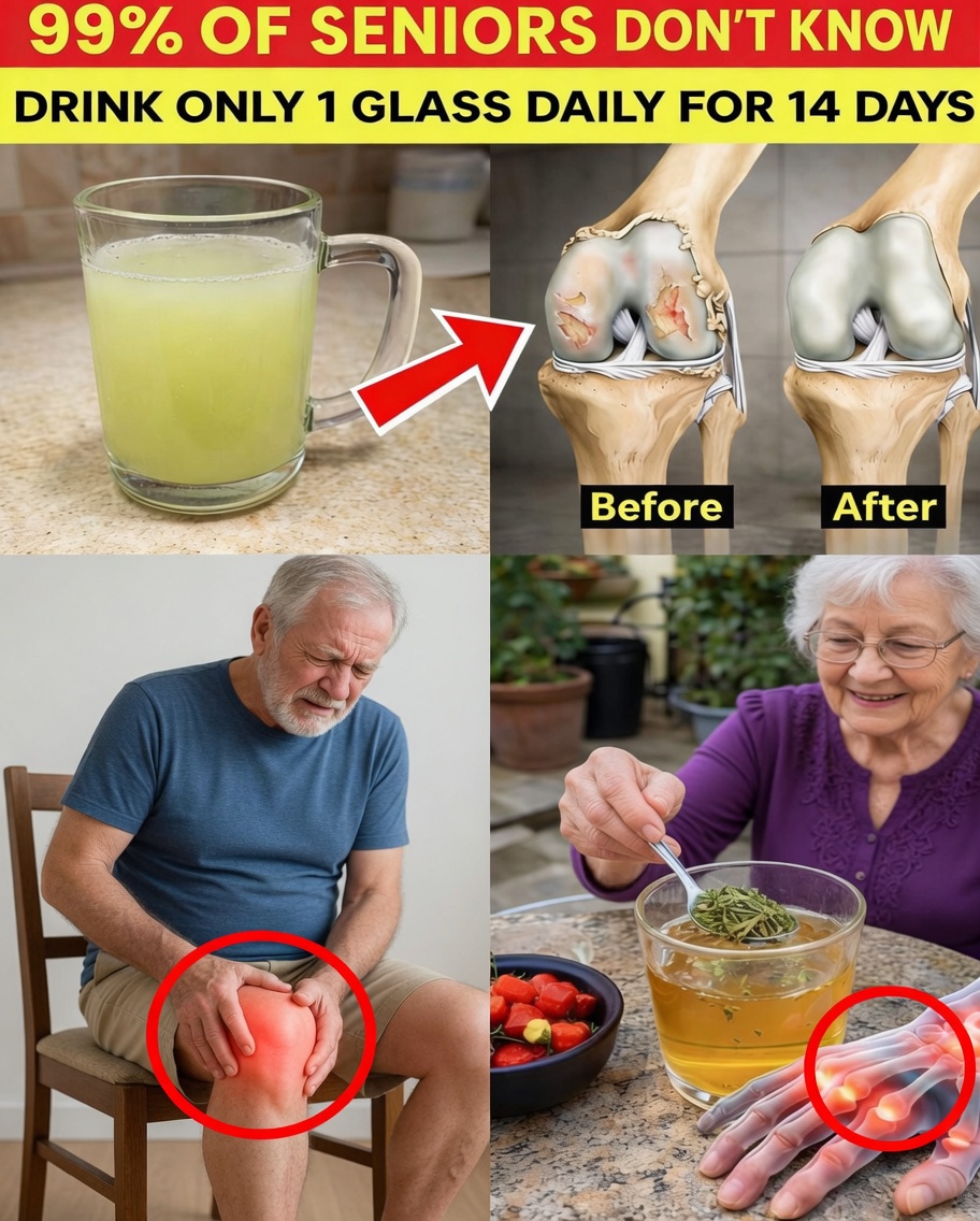 Knee Pain Relief Starts with This Simple Morning Drink for Seniors