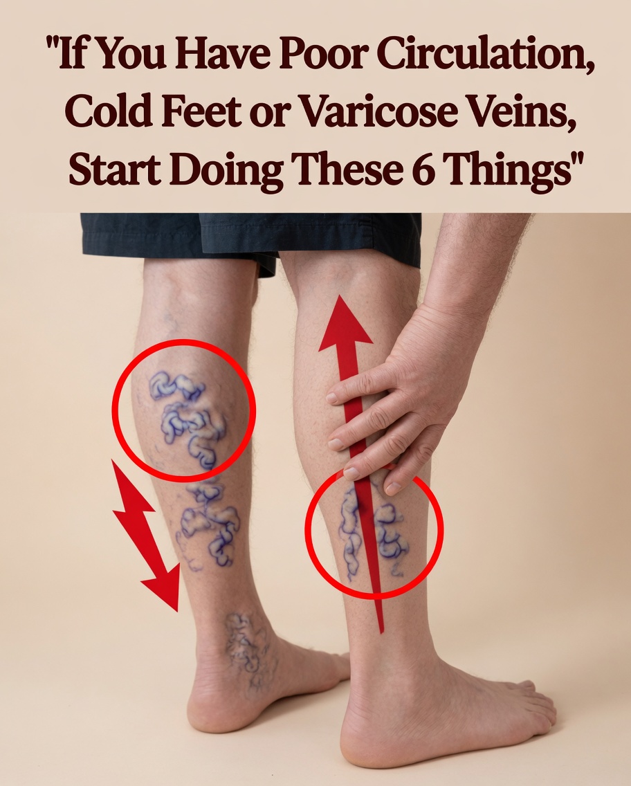 6 Simple Daily Habits to Support Better Leg Circulation and Ease Discomfort from Cold Feet or Visible Veins