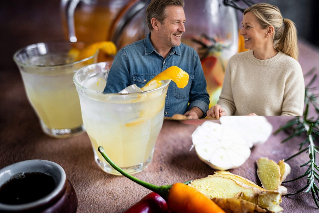Discover the All-in-One Master Tonic: Fire Cider Shots with Apple Cider Vinegar, Ginger, Turmeric, and More