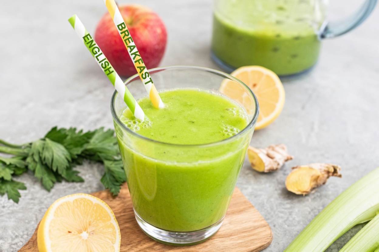 Refresh Your Day with Celery, Parsley, and Lime Green Juice: A Simple Morning Habit for Feeling Lighter