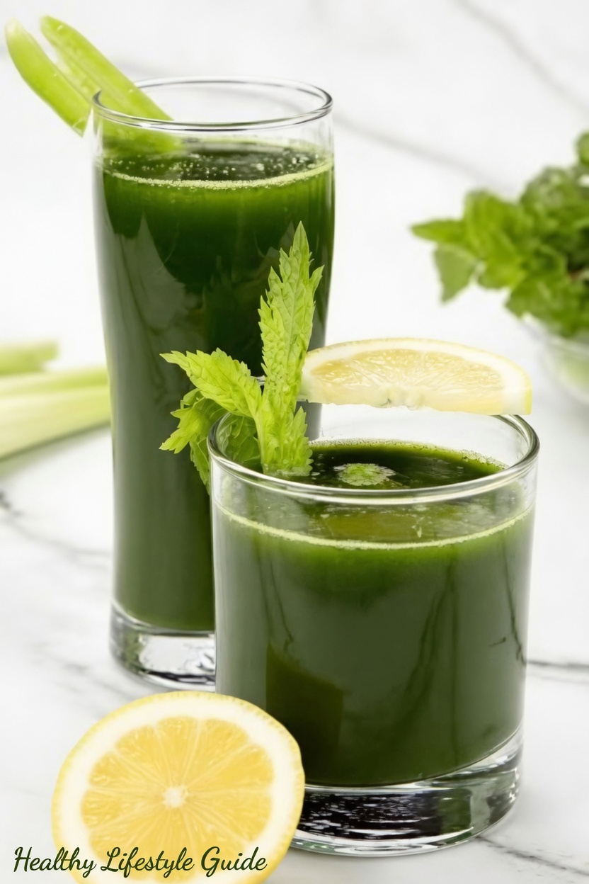 Refresh Your Day with Celery, Parsley, and Lime Green Juice: A Simple Morning Habit for Feeling Lighter