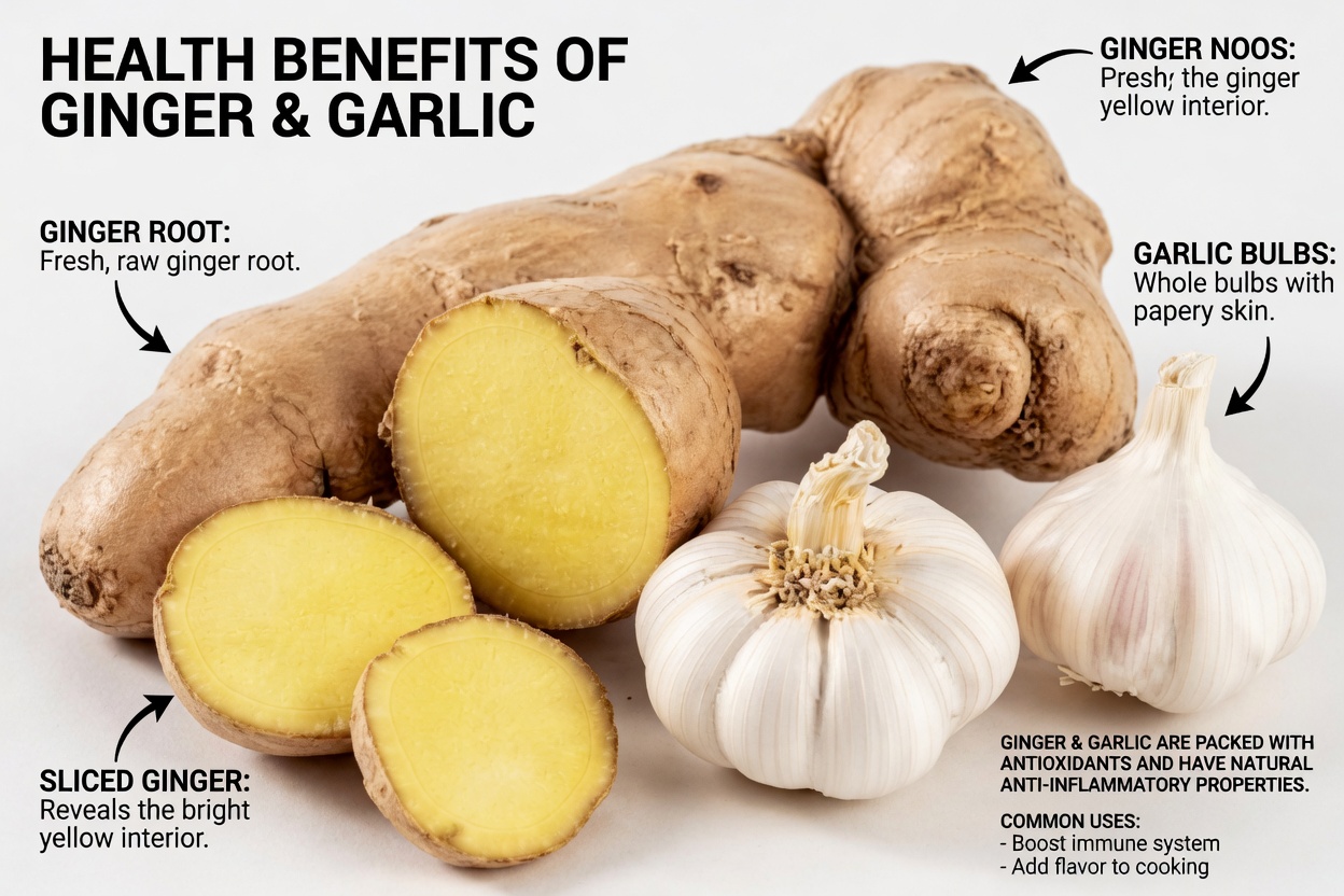 The Golden Duo: How Garlic and Ginger Can Support Your Daily Wellness Routine