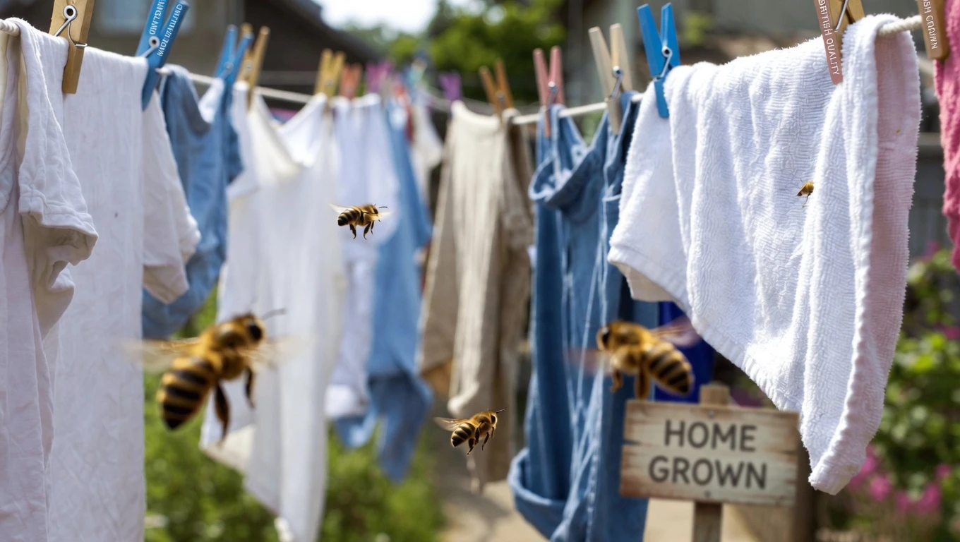 Why Do Bees Keep Landing on Your Freshly Hung Laundry? Simple Explanations and Easy Tips
