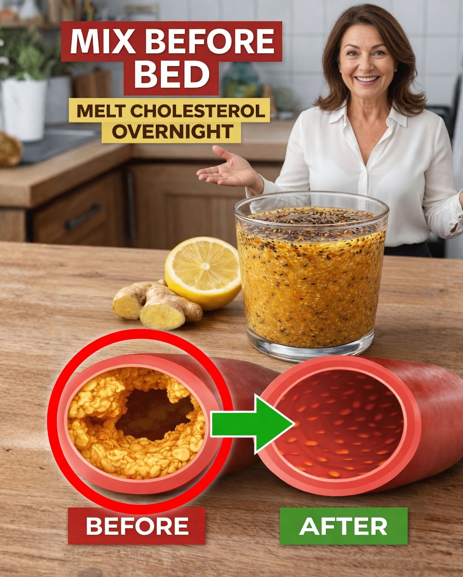 Mix Lemon, Ginger, and Chia Seeds Before Bed – A Simple Evening Habit for Heart Health